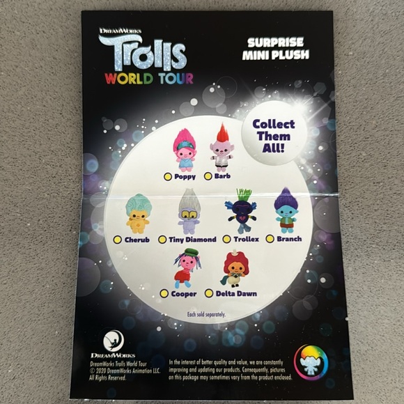 Trolls World Tour BARB Plush / DreamWorks / Limited Edition / 5” / BRAND NEW - Picture 10 of 13